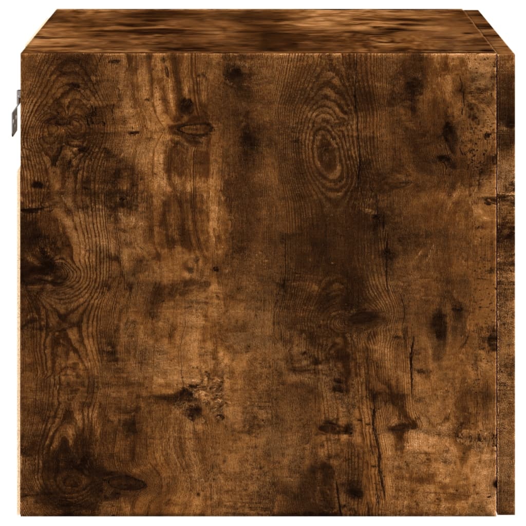 VidaXL Wandkast 50x42,5x40 cm bewerkt hout gerookt eikenkleurig