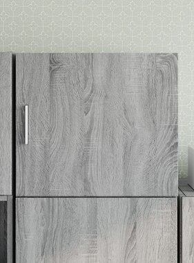 VidaXL Wandkast 45x42,5x40 cm bewerkt hout grijs sonoma eikenkleurig