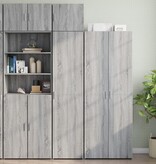 VidaXL Wandkast 45x42,5x40 cm bewerkt hout grijs sonoma eikenkleurig