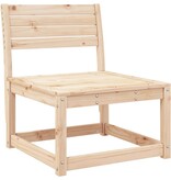 VidaXL Tuinbank met kussens massief grenenhout