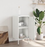 VidaXL Dressoir 36x39x79 cm staal wit