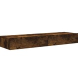 VidaXL Tv-meubels 2 st met LED 60x35x15,5 cm gerookt eikenkleur