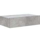 VidaXL Tv-meubel met LED-verlichting 60x35x15,5 cm betongrijs