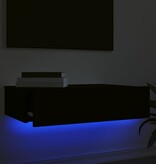 VidaXL Tv-meubel met LED-verlichting 60x35x15,5 cm zwart