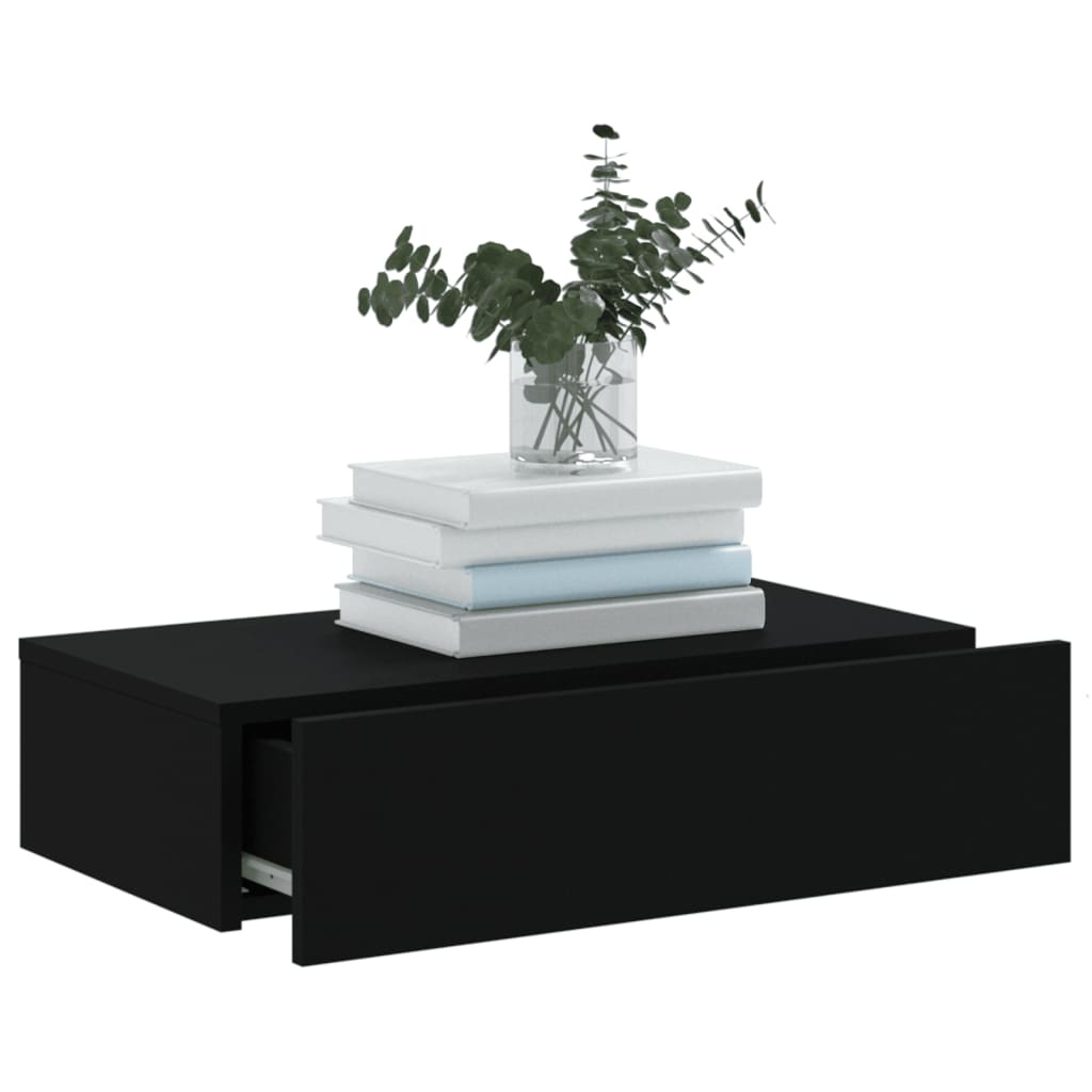 VidaXL Tv-meubel met LED-verlichting 60x35x15,5 cm zwart