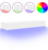 VidaXL Tv-meubelen 2 st met LED-verlichting 60x35x15,5 cm wit