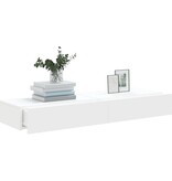 VidaXL Tv-meubelen 2 st met LED-verlichting 60x35x15,5 cm wit