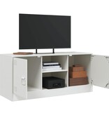 VidaXL Tv-meubel 99x39x44 cm staal wit