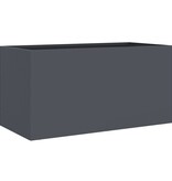 VidaXL Plantenbak 62x30x29 cm staal antracietkleurig