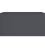 VidaXL Plantenbak 62x30x29 cm staal antracietkleurig