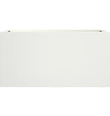 VidaXL Plantenbak 62x30x29 cm staal wit