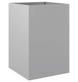 VidaXL Plantenbak 52x48x75 cm gegalvaniseerd staal zilverkleurig