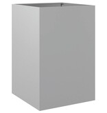 VidaXL Plantenbak 52x48x75 cm gegalvaniseerd staal zilverkleurig