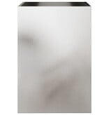 VidaXL Plantenbak 52x48x75 cm roestvrij staal zilverkleurig