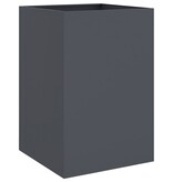VidaXL Plantenbak 52x48x75 cm staal antracietkleurig