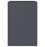 VidaXL Plantenbak 52x48x75 cm staal antracietkleurig