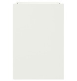 VidaXL Plantenbak 52x48x75 cm staal wit