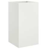 VidaXL Plantenbak 42x38x75 cm staal wit