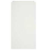 VidaXL Plantenbak 42x38x75 cm staal wit