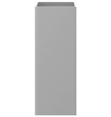 VidaXL Plantenbak 32x29x75 cm gegalvaniseerd staal zilverkleurig