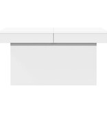 VidaXL Salontafel 80x55x40 cm bewerkt hout wit