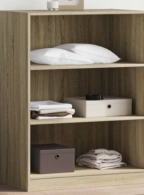 VidaXL Kledingkast 77x48x102 cm bewerkt hout sonoma eikenkleurig