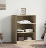 VidaXL Kledingkast 77x48x102 cm bewerkt hout sonoma eikenkleurig