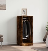 VidaXL Kledingkast 48x41x102 cm bewerkt hout gerookt eikenkleurig
