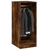 VidaXL Kledingkast 48x41x102 cm bewerkt hout gerookt eikenkleurig
