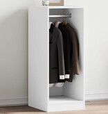VidaXL Kledingkast 48x41x102 cm bewerkt hout wit