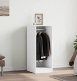 VidaXL Kledingkast 48x41x102 cm bewerkt hout wit