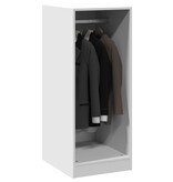VidaXL Kledingkast 48x41x102 cm bewerkt hout wit