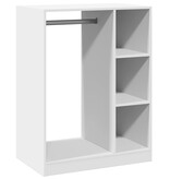 VidaXL Kledingkast 77x48x102 cm bewerkt hout wit