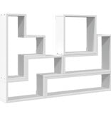 VidaXL Wandschap 96x12x64 cm bewerkt hout wit