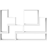 VidaXL Wandschap 96x12x64 cm bewerkt hout wit