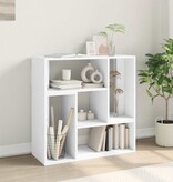 VidaXL Tv-meubelen 2 st 75x30x50 cm bewerkt hout wit