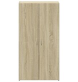VidaXL Archiefkast 60x32x115 cm bewerkt hout sonoma eikenkleurig