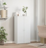 VidaXL Archiefkast 60x32x115 cm bewerkt hout wit