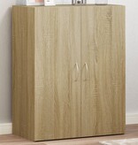 VidaXL Archiefkast 60x32x77,5 cm bewerkt hout sonoma eikenkleurig