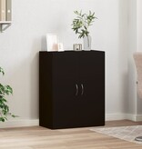 VidaXL Archiefkast 60x32x77,5 cm bewerkt hout zwart