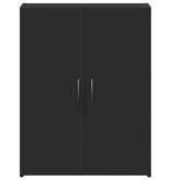 VidaXL Archiefkast 60x32x77,5 cm bewerkt hout zwart