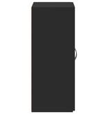 VidaXL Archiefkast 60x32x77,5 cm bewerkt hout zwart