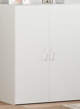 VidaXL Archiefkast 60x32x77,5 cm bewerkt hout wit