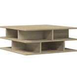 VidaXL Salontafel 70x70x29 cm bewerkt hout sonoma eikenkleurig