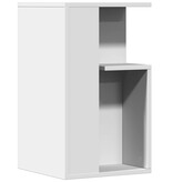 VidaXL Bijzettafel 35x35x60 cm bewerkt hout wit