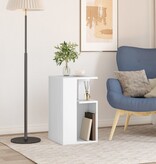 VidaXL Bijzettafel 35x35x60 cm bewerkt hout wit