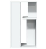 VidaXL Bijzettafel 35x35x60 cm bewerkt hout wit