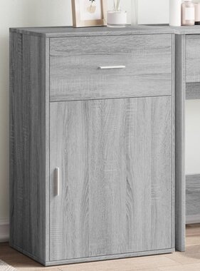 VidaXL Opbergkast 56,5x39x90 cm bewerkt hout grijs sonoma eikenkleurig