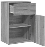 VidaXL Opbergkast 56,5x39x90 cm bewerkt hout grijs sonoma eikenkleurig