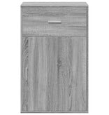 VidaXL Opbergkast 56,5x39x90 cm bewerkt hout grijs sonoma eikenkleurig